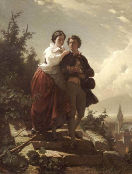Hermann And Dorothea by Arthur George (Baron von) Ramberg
